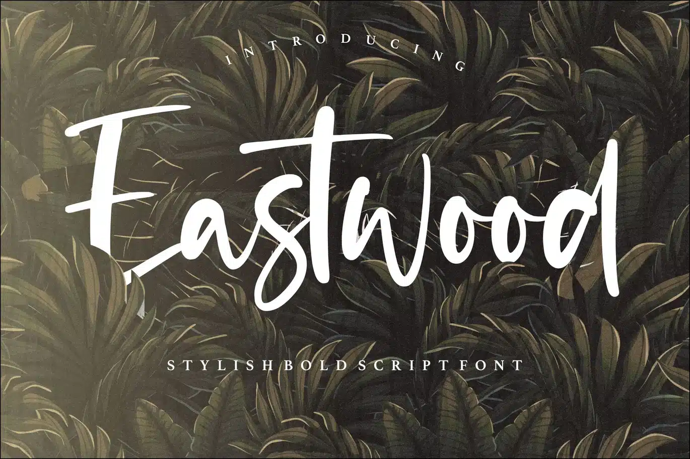 Eastwood – Stylish Bold Script Logo Font font preview