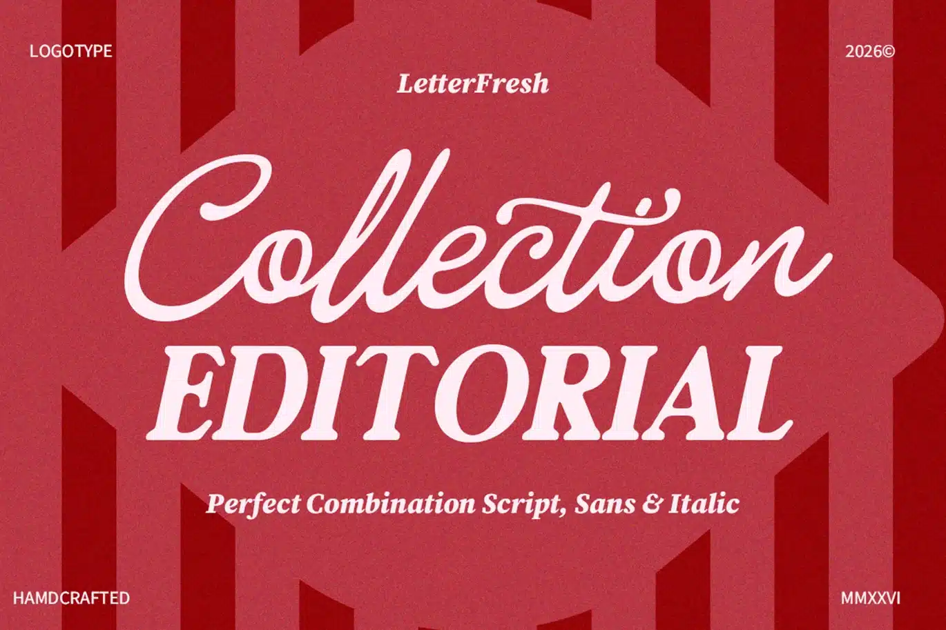 Editorial Collection Font Duo font preview