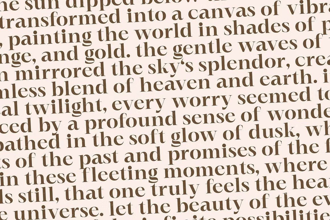 Elegan Blend DEMO VERSION Font Family font preview