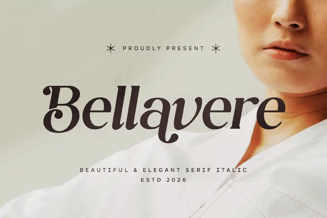 Elegant Italic Serif Font – Bellavere font preview