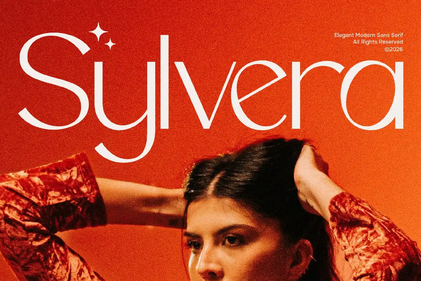 Elegant Modern Sans Serif Font – Sylvera font preview
