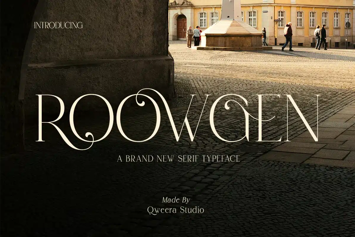 Elegant Modern Swash Serif – Roowgen Font font preview