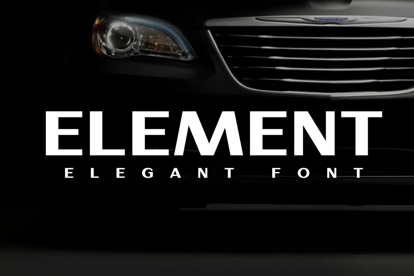 Element – Elegant Business Font font preview
