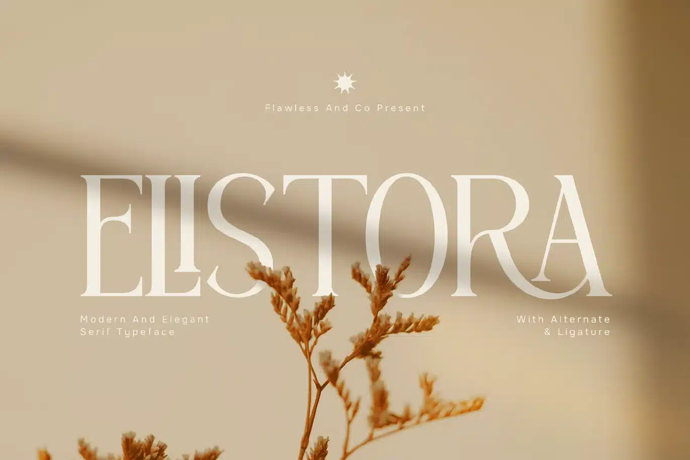 Elistora – Modern and Elegant Serif Font font preview