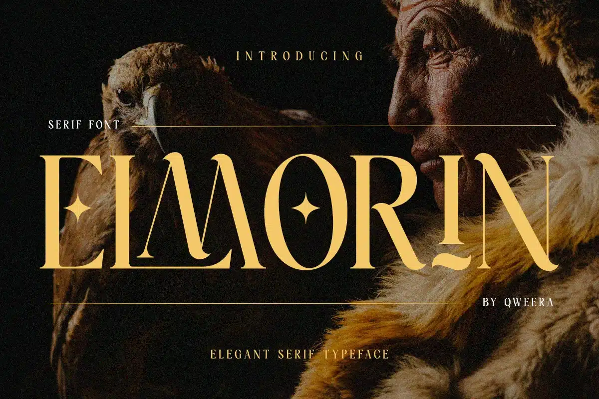 Elmorin – Modern Elegant Logo Serif Font font preview