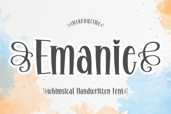 Emanie Font font preview