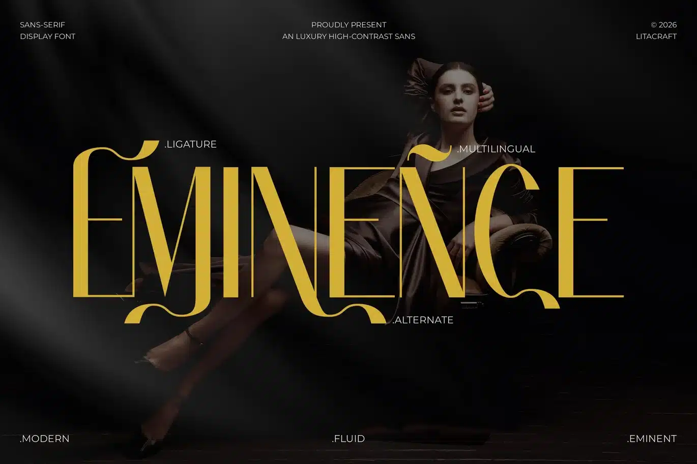 Eminence – Luxury Display Sans Font font preview