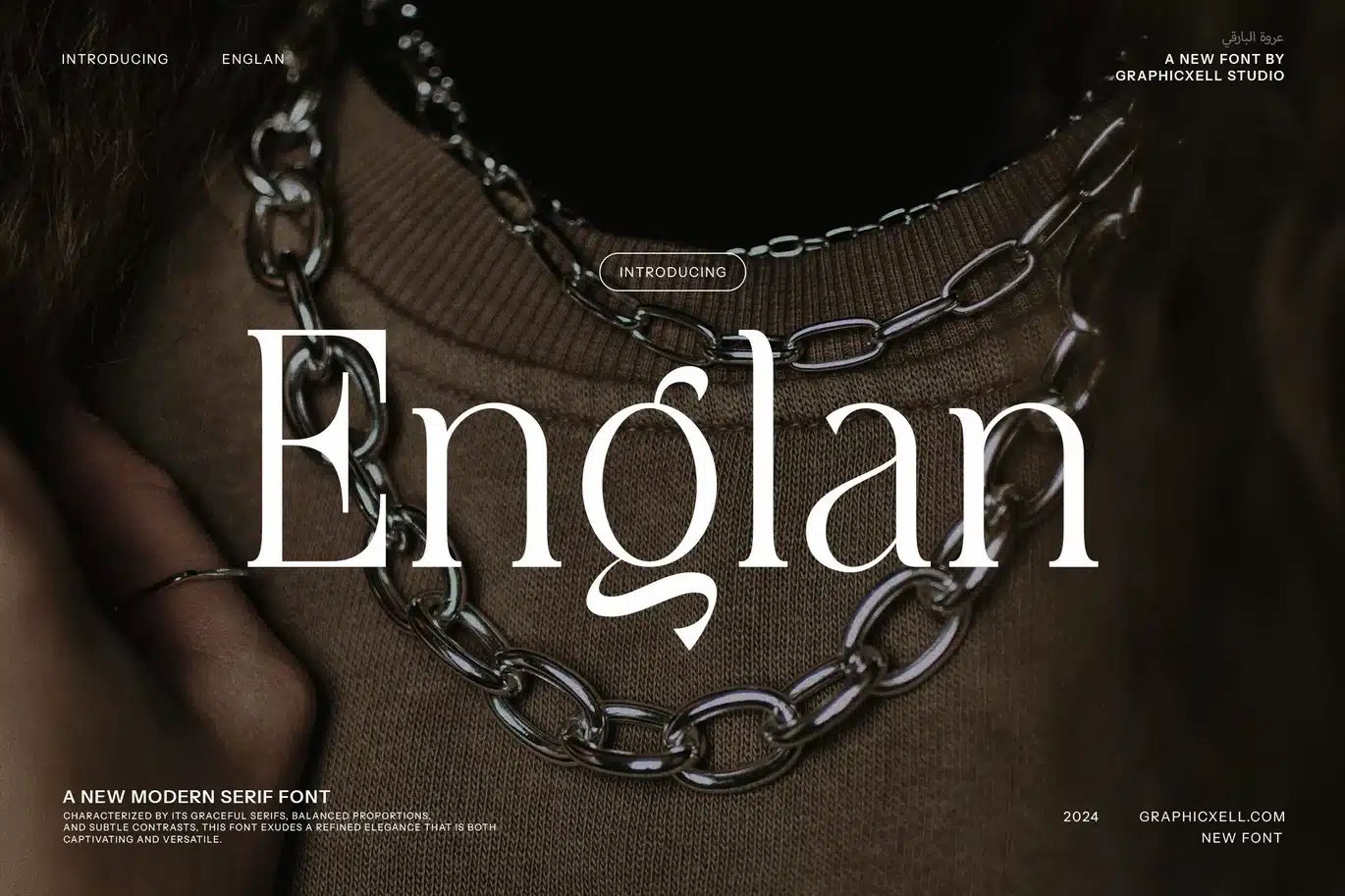 Englan – Modern Serif Font font preview