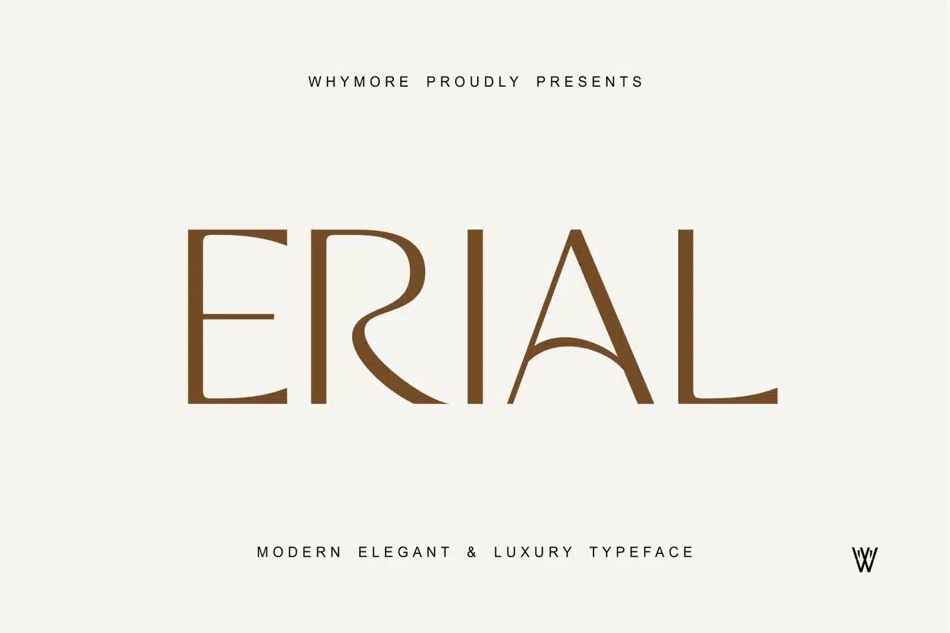 ERIAL | Simple Luxury Serif Font for Branding font preview