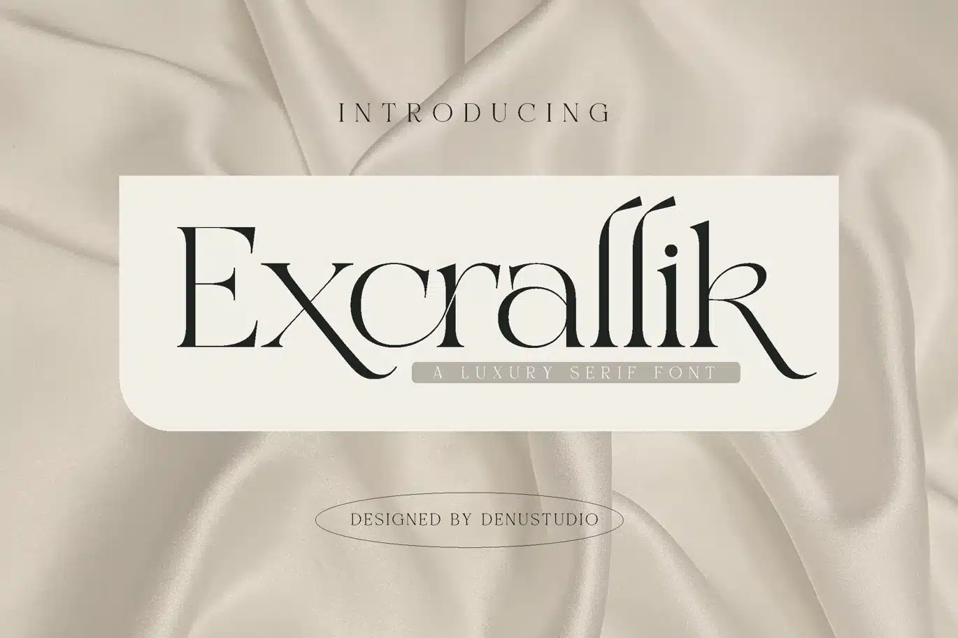 Excrallik Modern Serif Font font preview