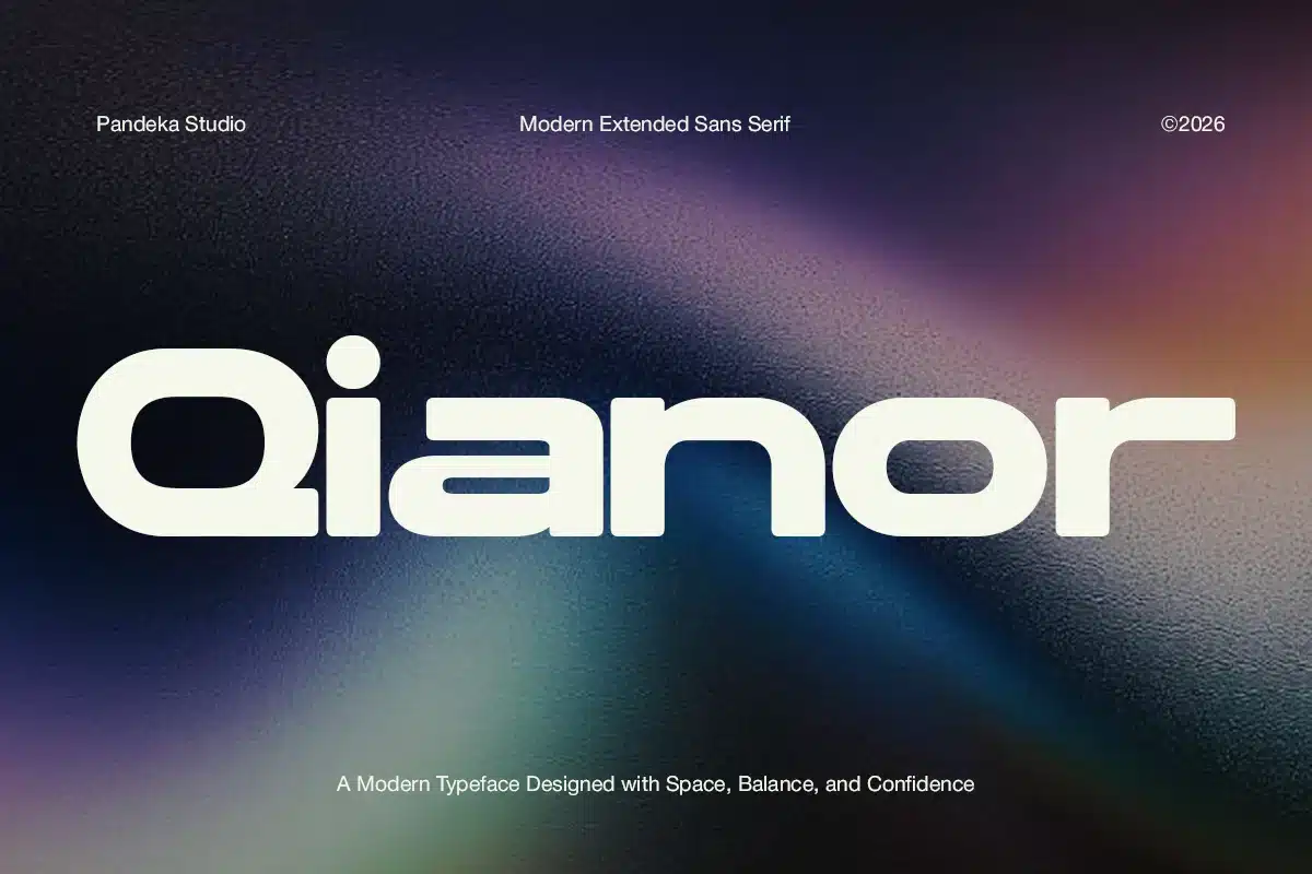 Extended Sans Serif Font – Qianor font preview