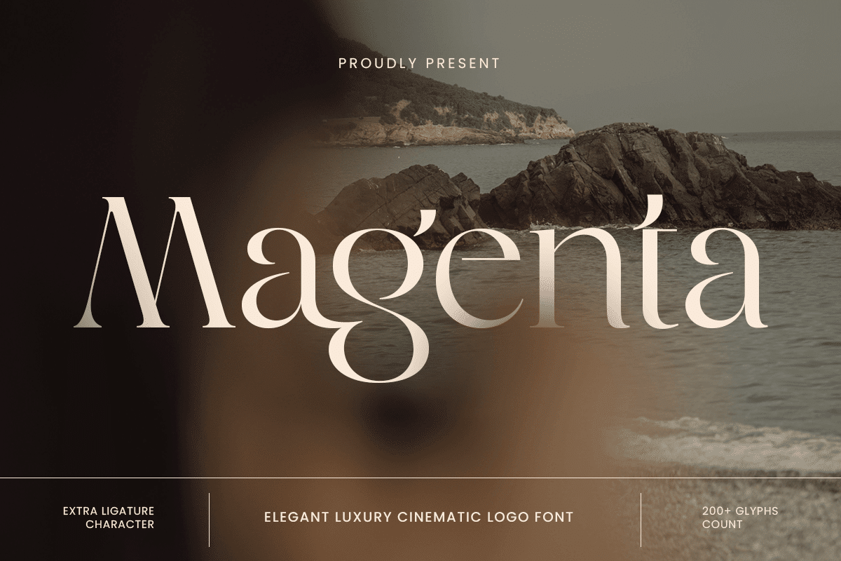 Fashion Brand Font – Magenta font preview