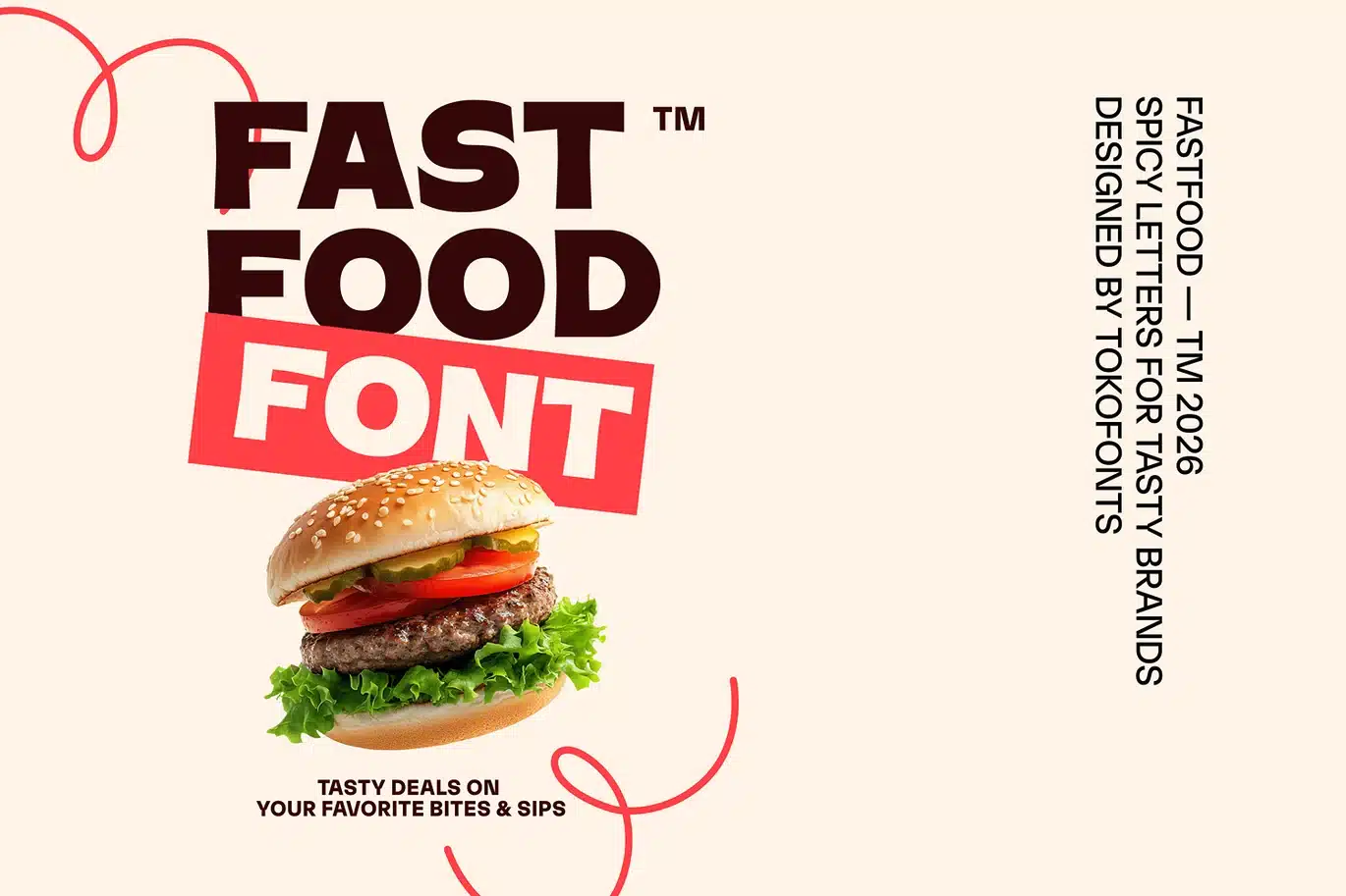 Fast Food – Food Font font preview