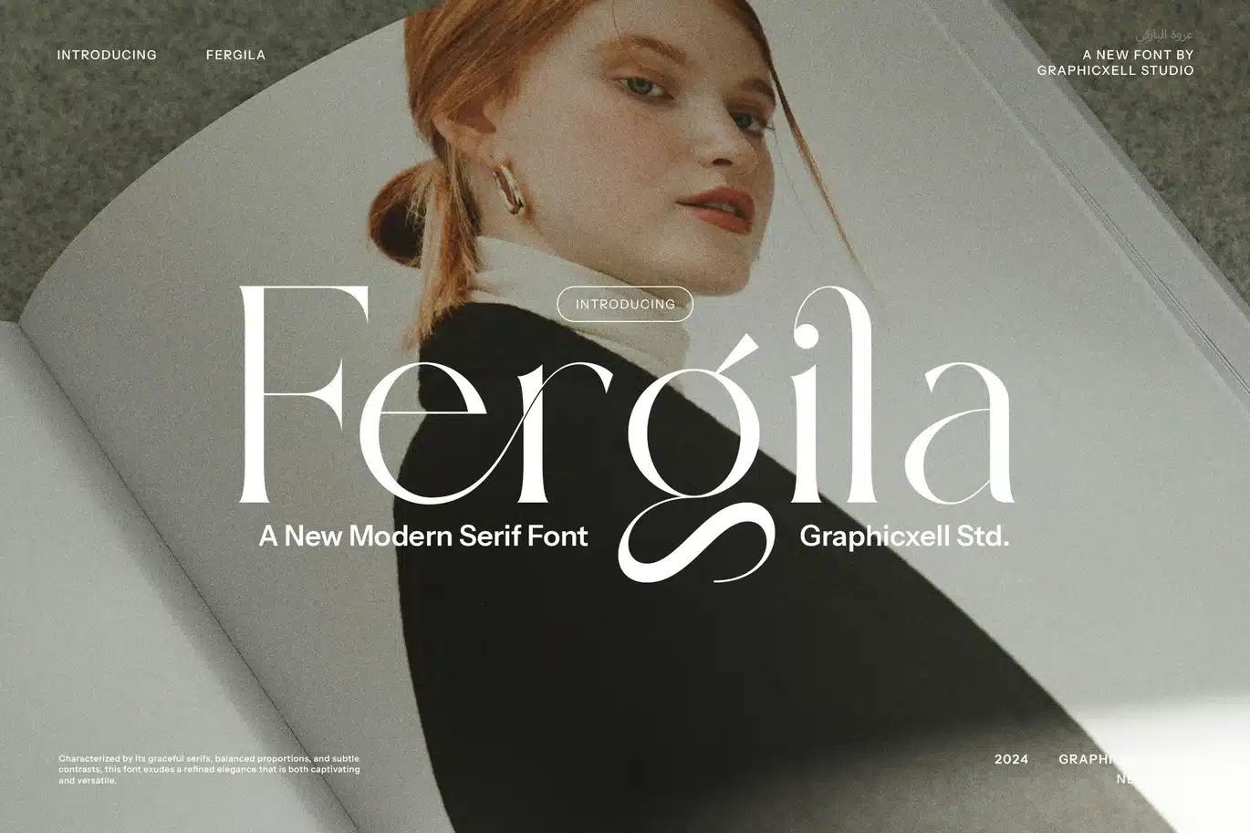 Fergila – Elegant Serif Font font preview