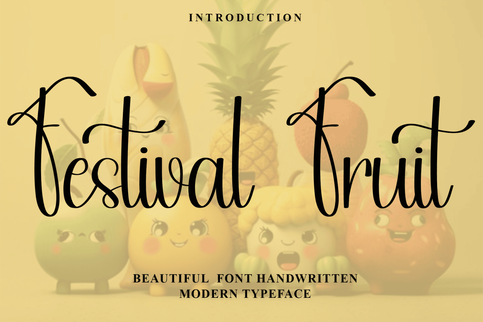 Festival Fruit Font font preview
