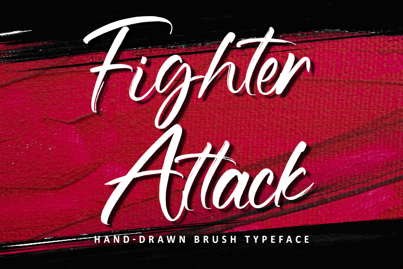 Fighter Attack-Personal use Font font preview