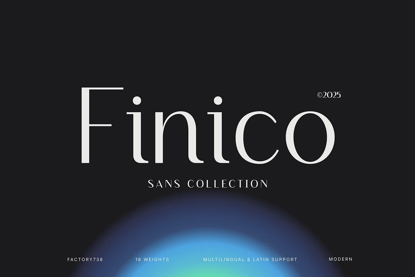 Finico Sans – Modern Clean Sans Serif Font font preview