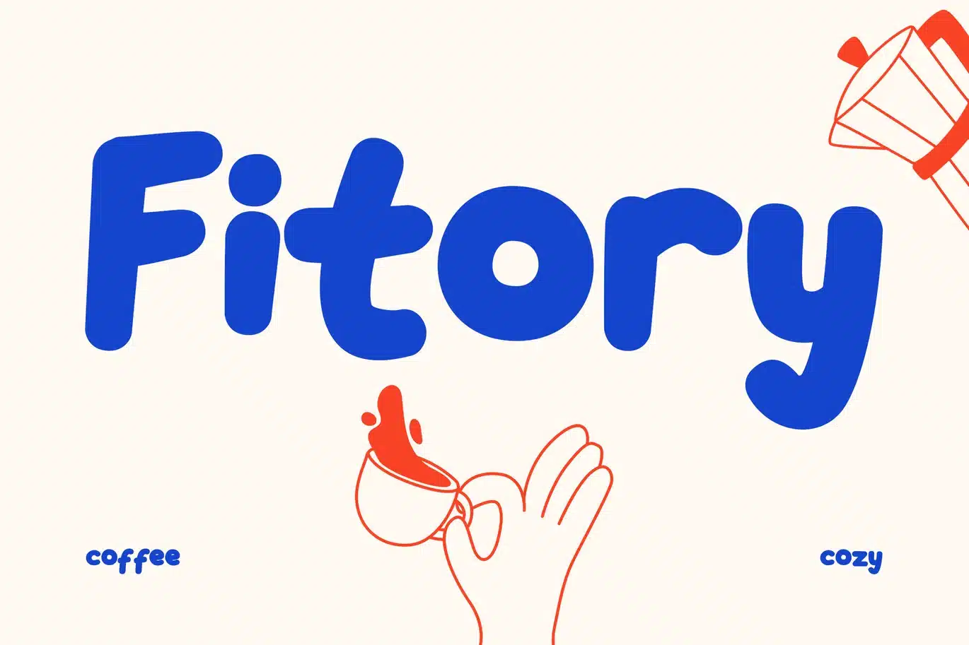 Fitory – Friendly Handwritten Display Font font preview
