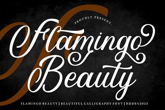 Flamingo Beauty Font font preview