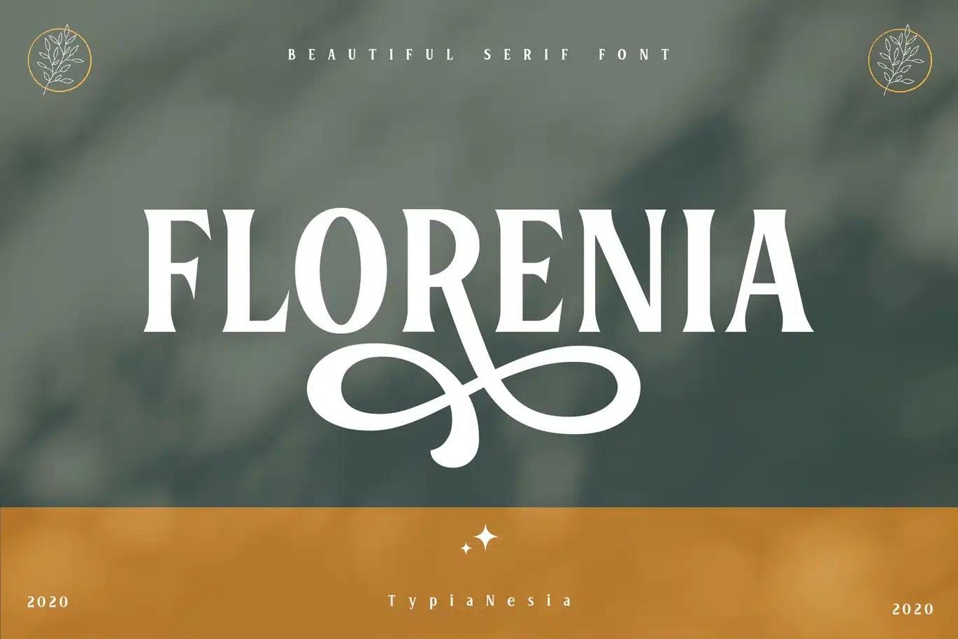 Florenia Beautiful Display Serif Font font preview