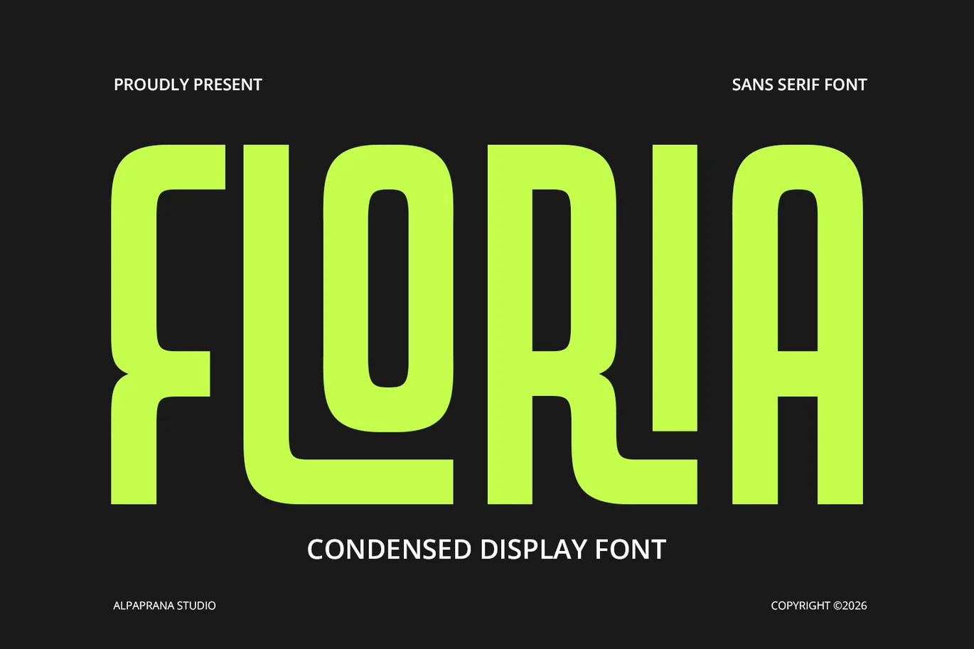Floria Font font preview