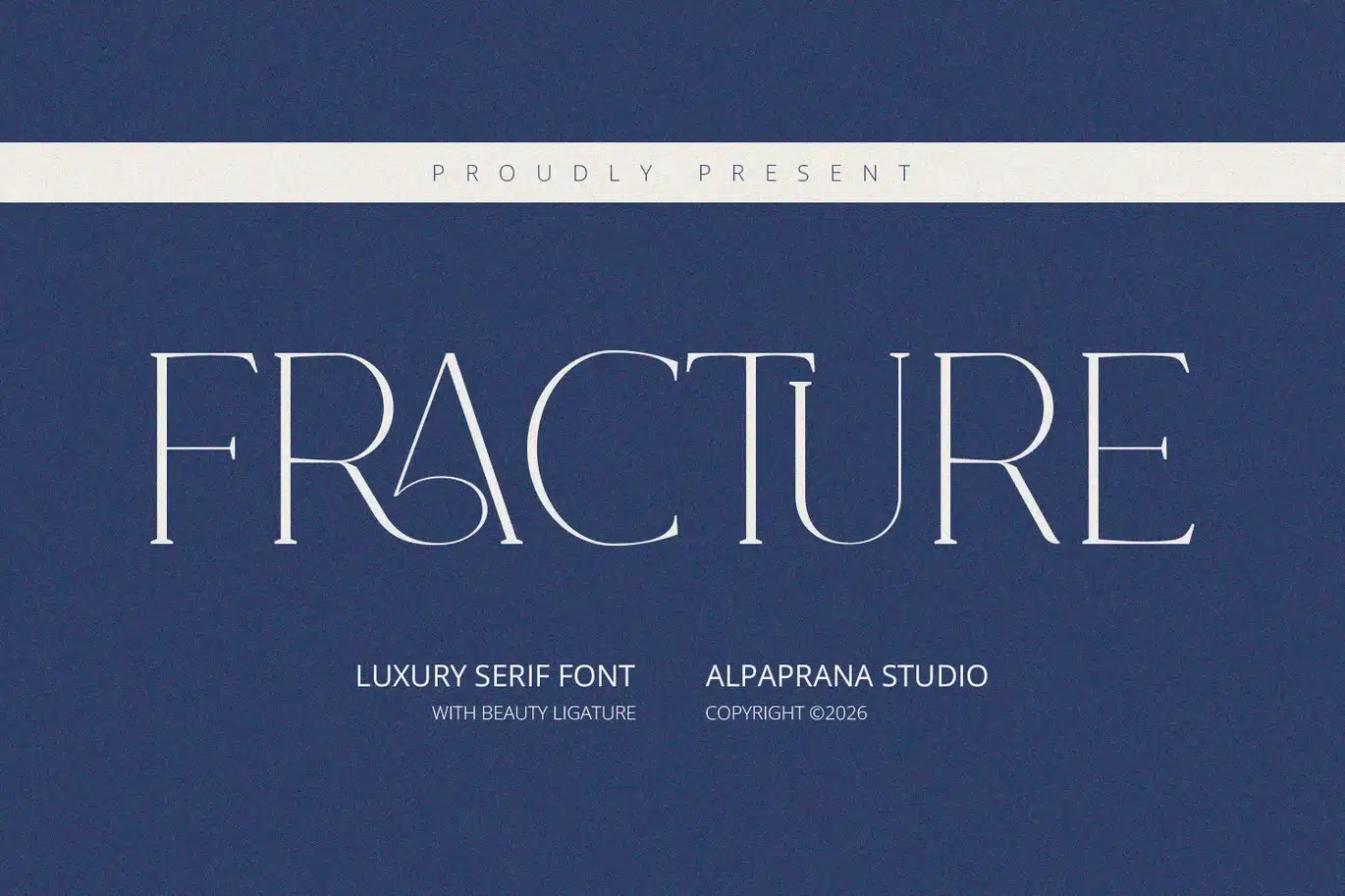 Fracture Font font preview