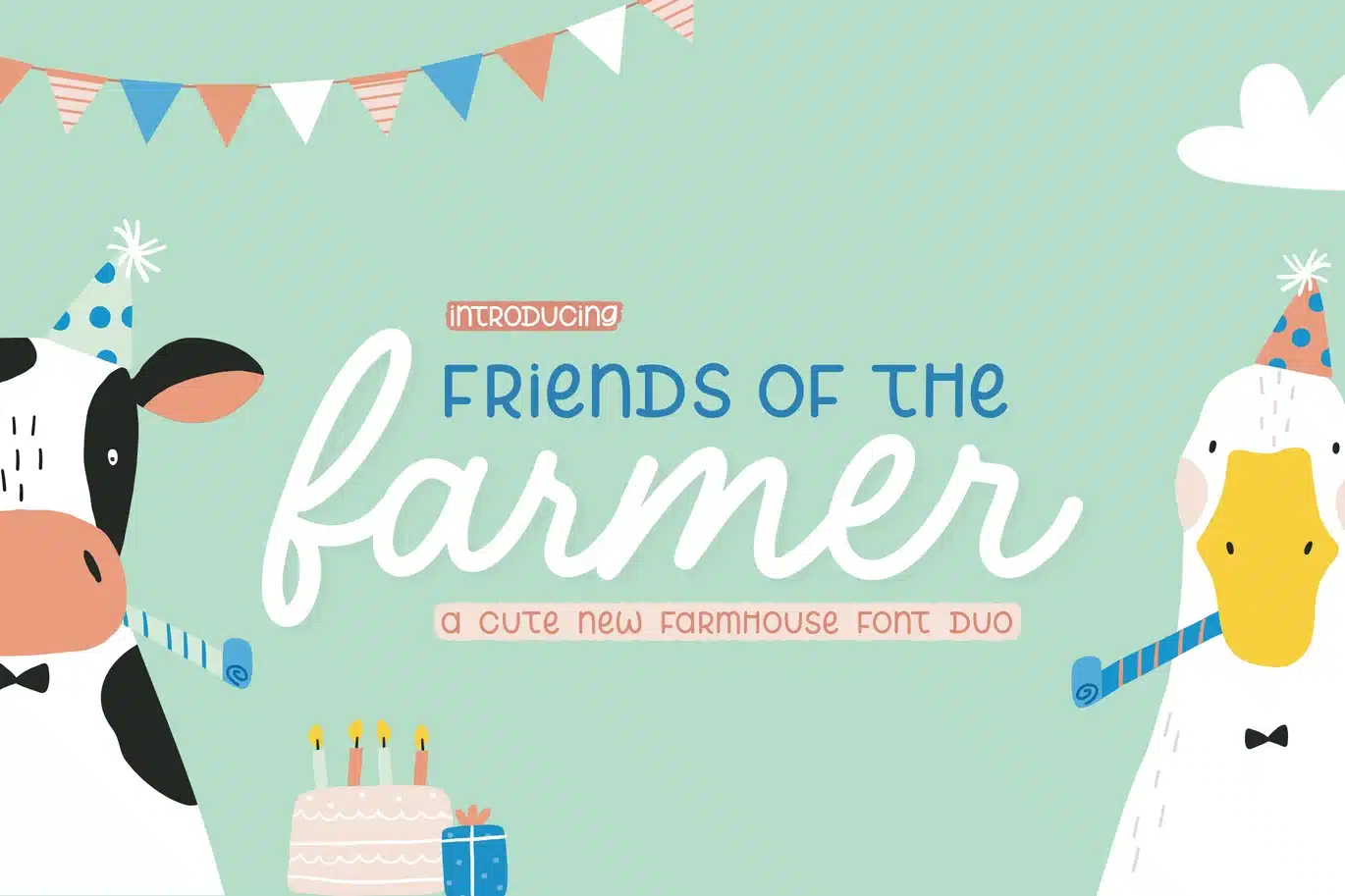 Friends of the Farmer Font Duo font preview