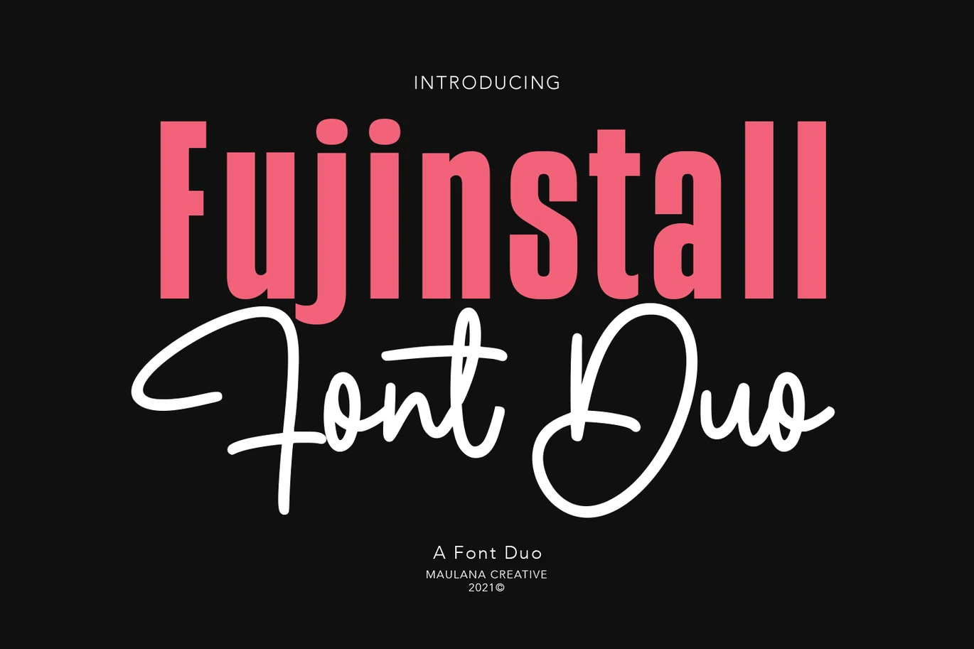 Fujinstall Font Duo font preview