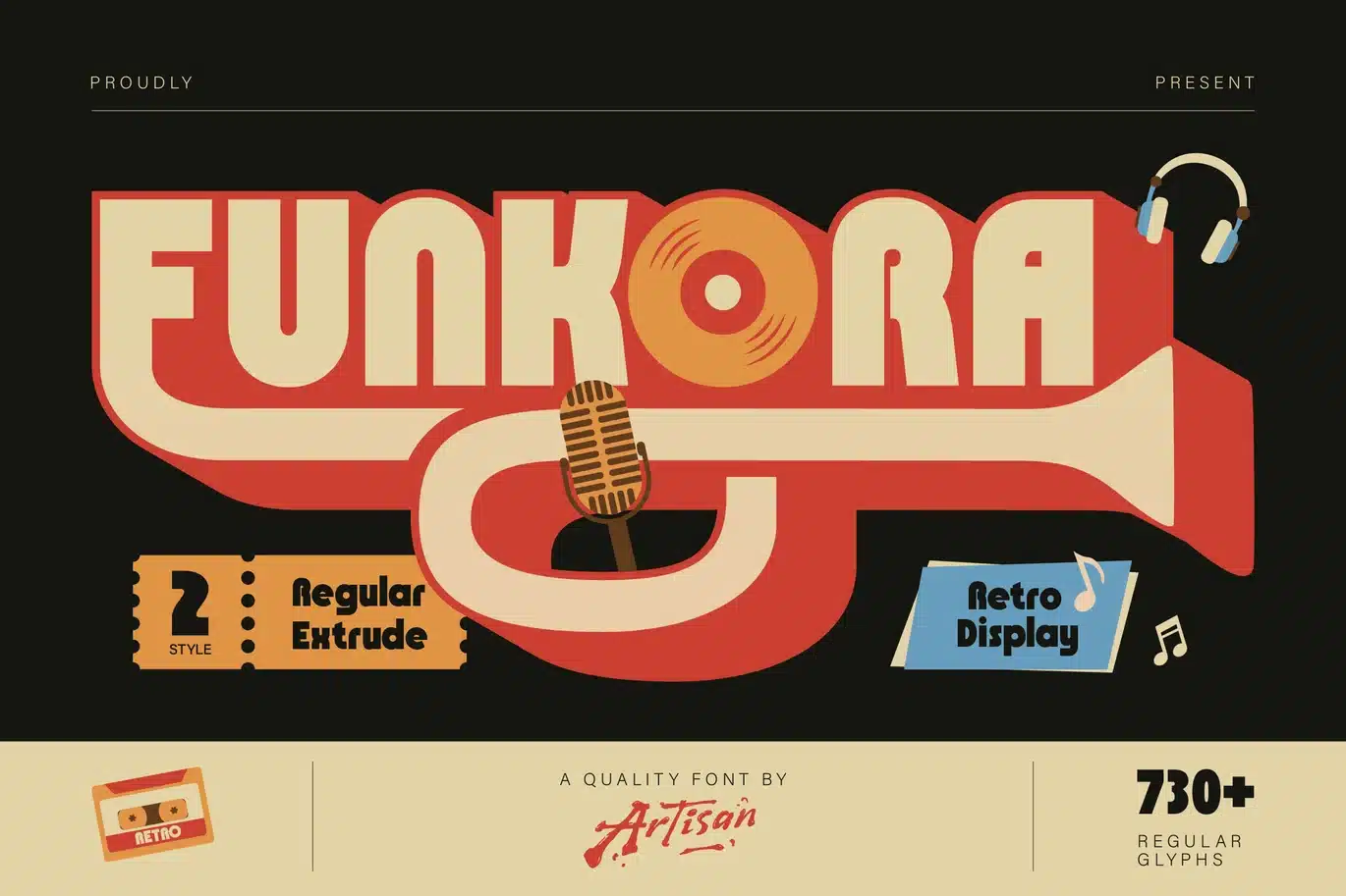 Funkora Font font preview