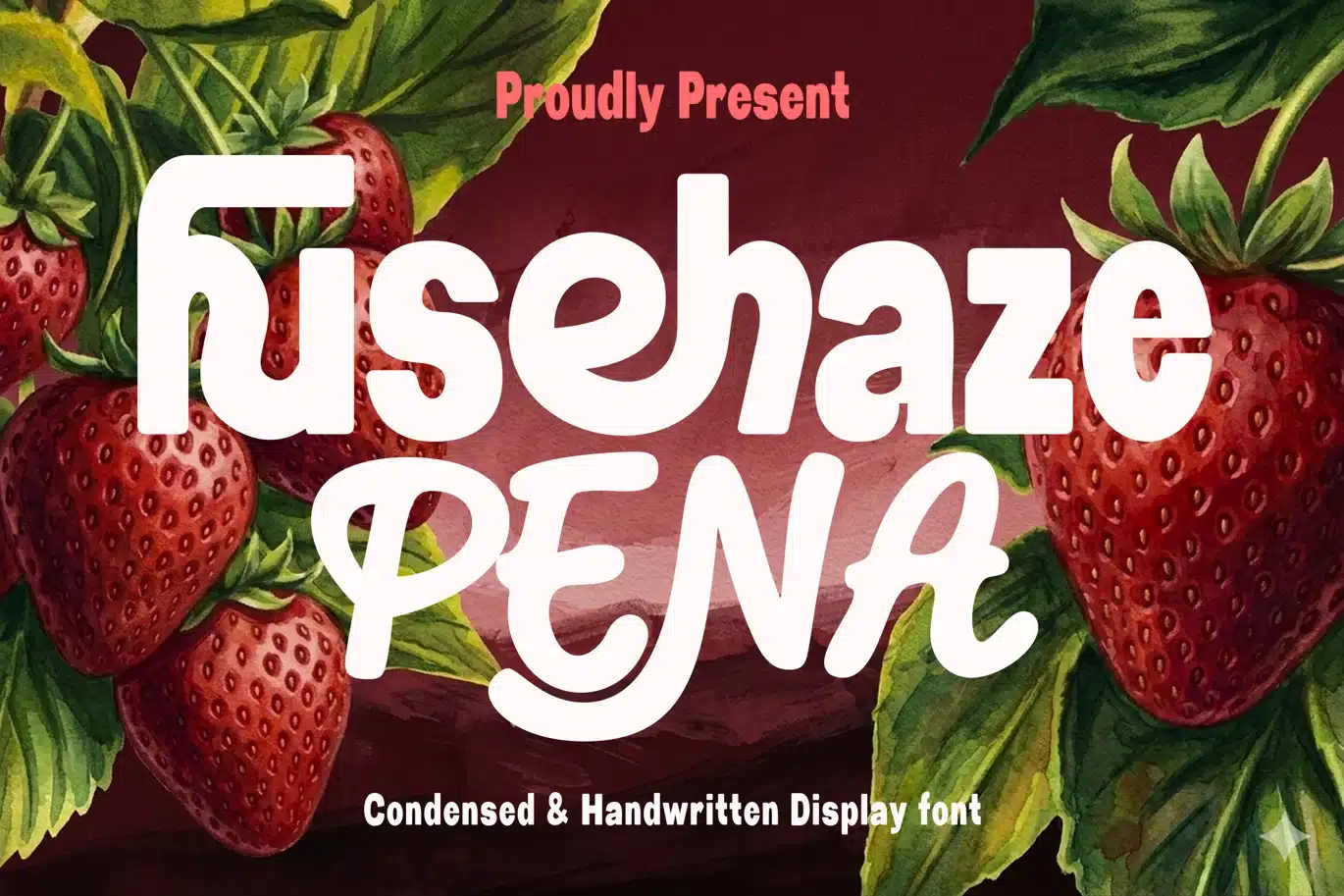 Fusehaze Pena Condensed & Handwritten Font font preview