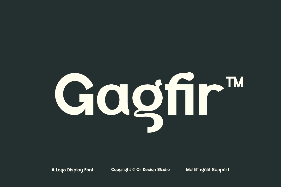 Gagfir – Modern Branding Font font preview