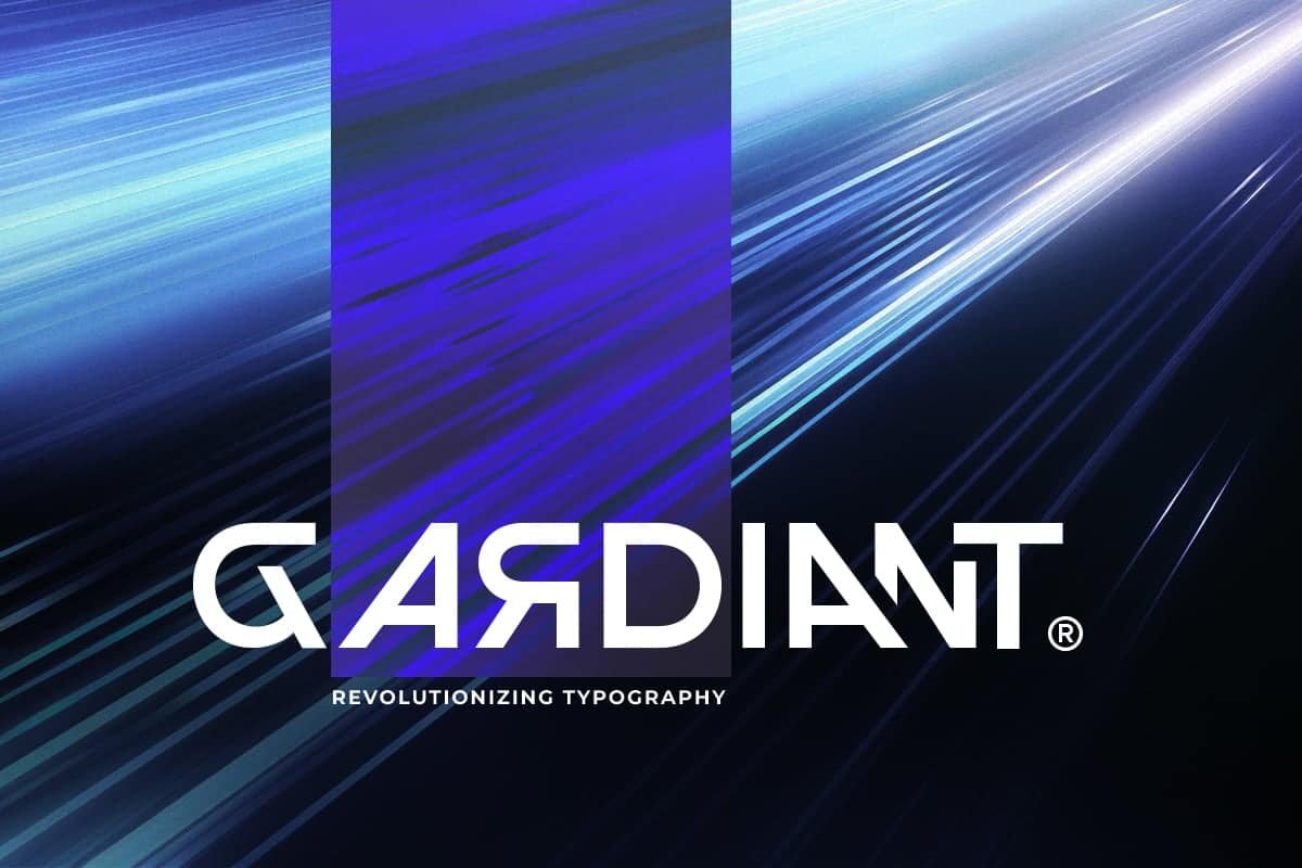 Gardiant – Futuristic Logo Font font preview