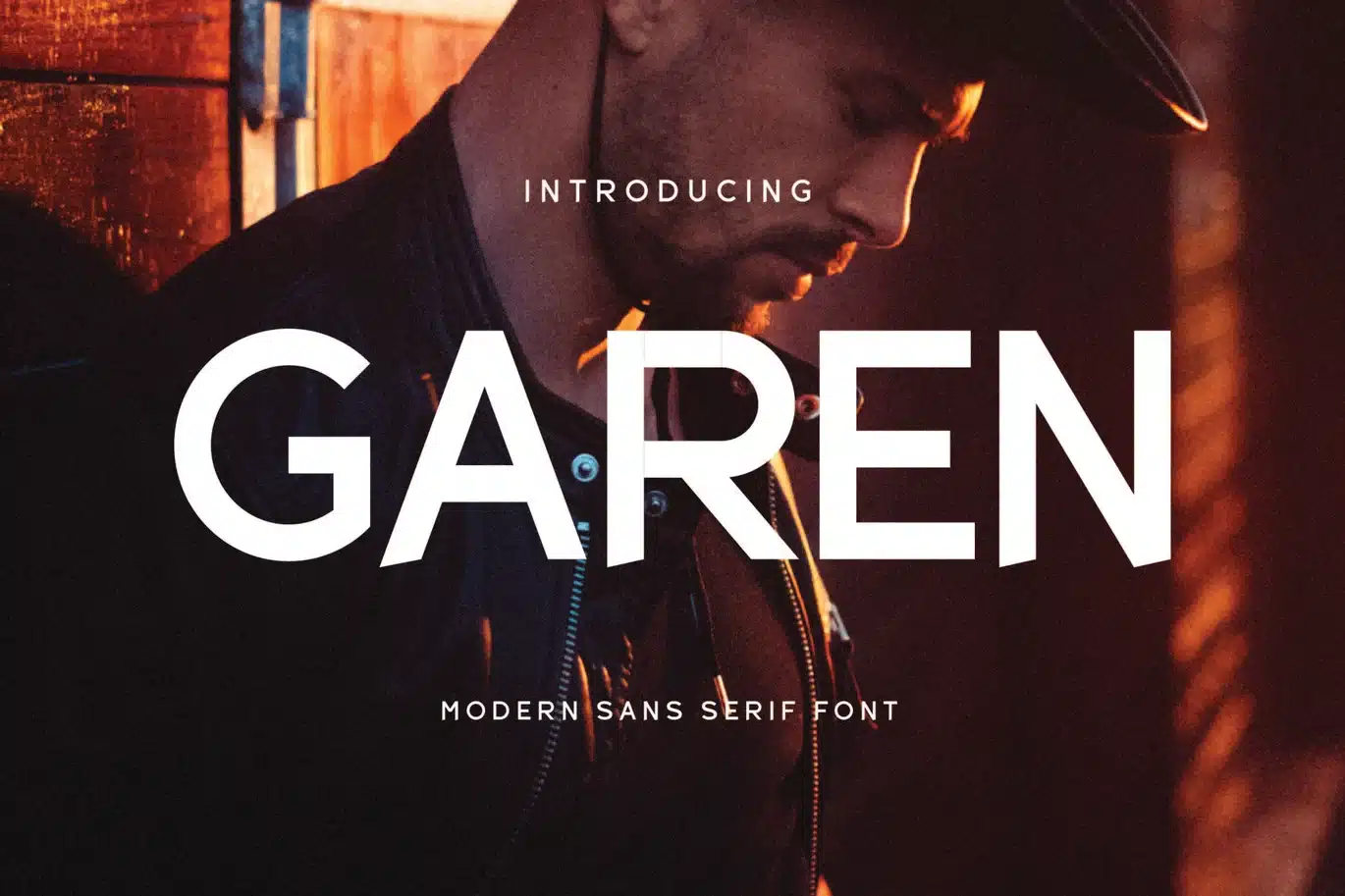 Garen – Modern San Serif Font font preview