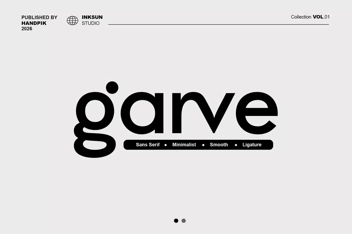 Garve Font font preview