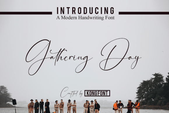 Gathering Day Font font preview