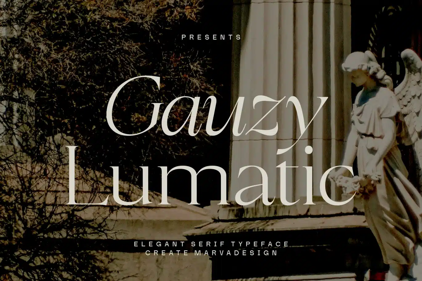 Gauzy Lumatic – Elegant Serif Font font preview