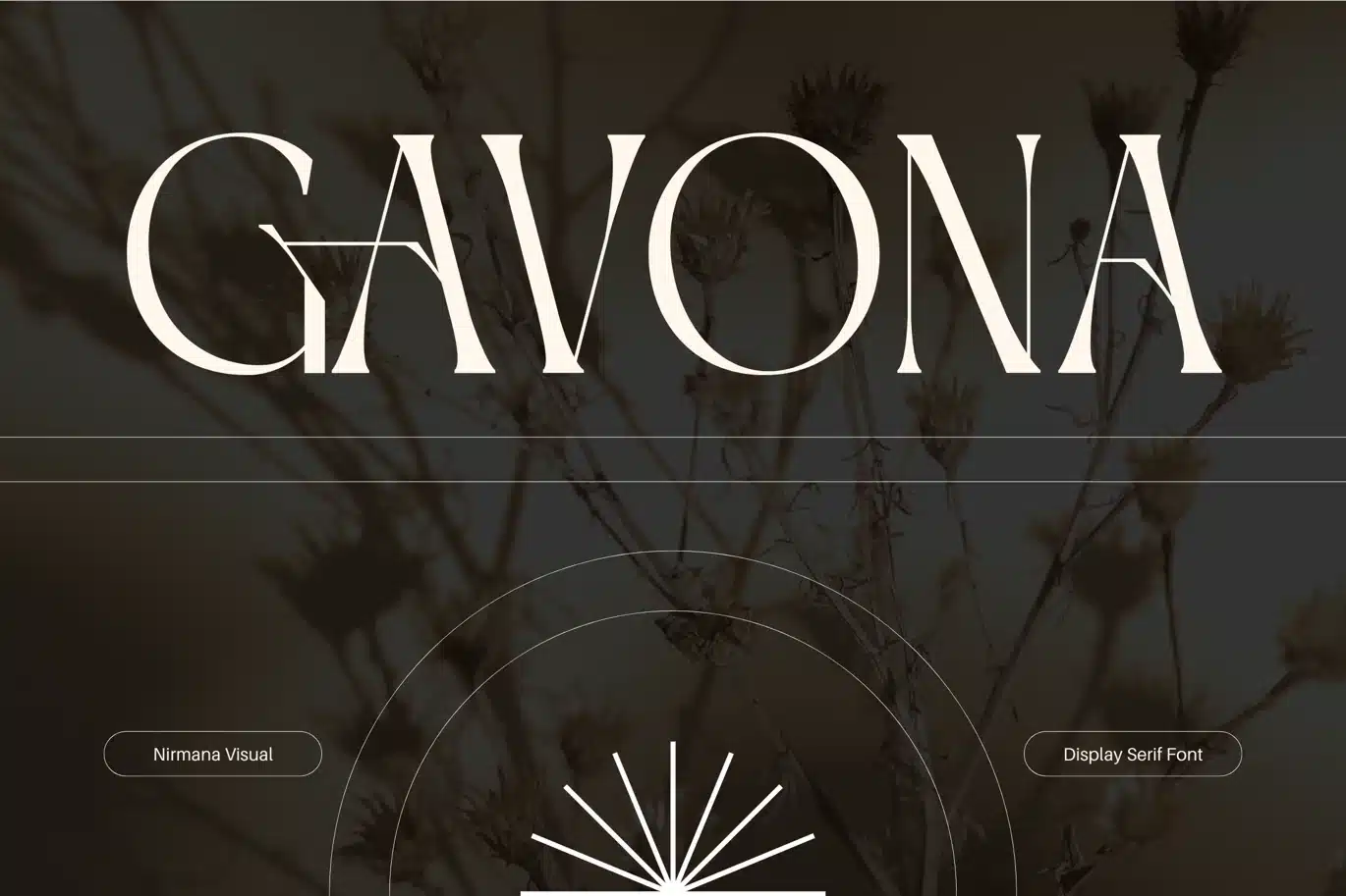 Gavona – Logo Branding Font font preview