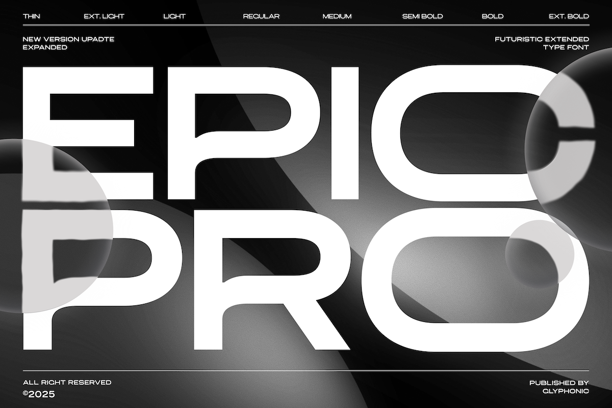 GC Epic Pro Demo Font Family font preview