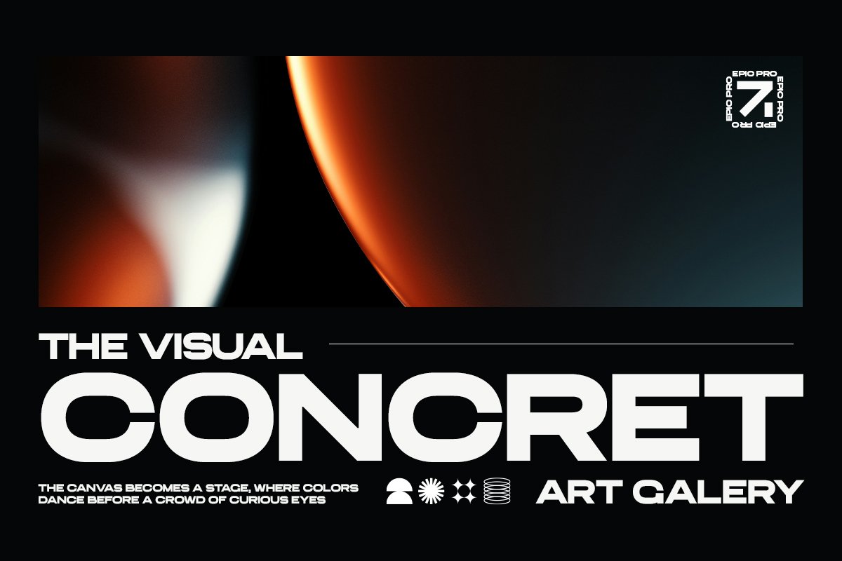 GC EPICPRO Demo Font font preview