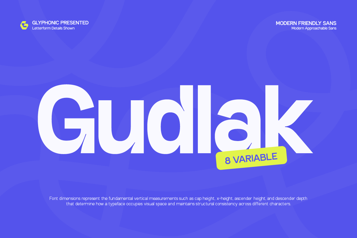 GC Gudlak Demo Font Family font preview