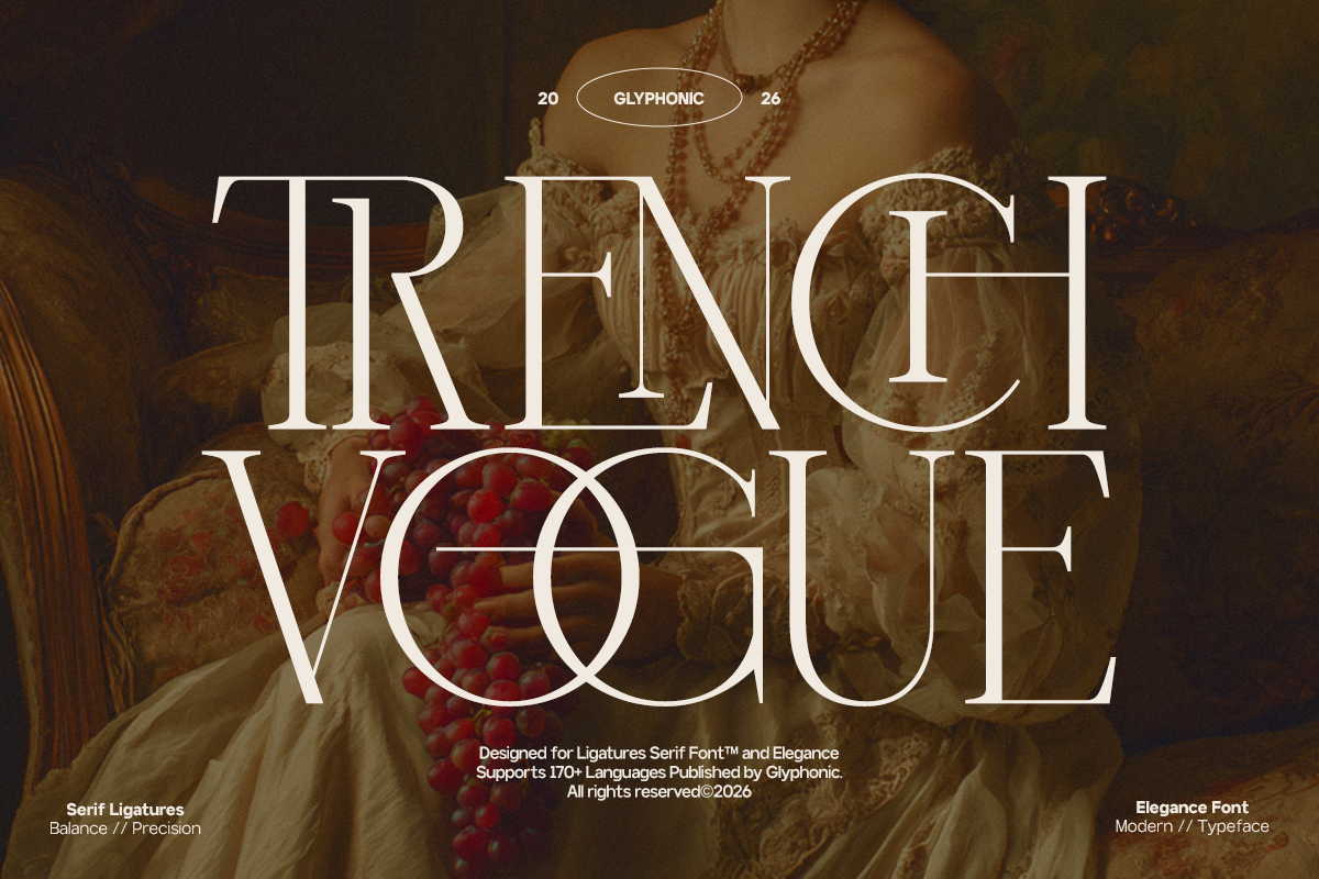 GC Trench Vogue Demo Font font preview