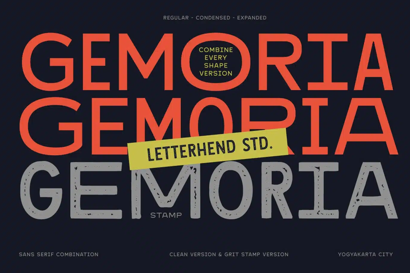 Gemoria Font font preview