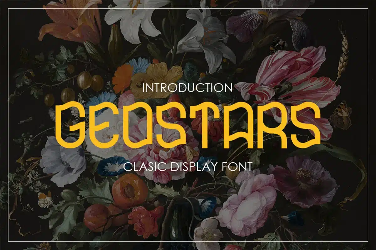 GEOSTARS Font font preview