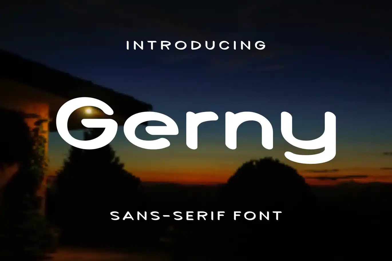 Gerny Font font preview