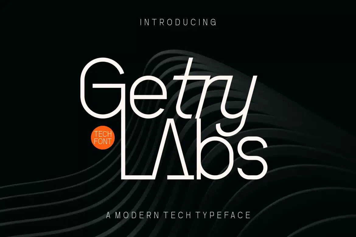 Getry LAbs – Modern Tech Font font preview
