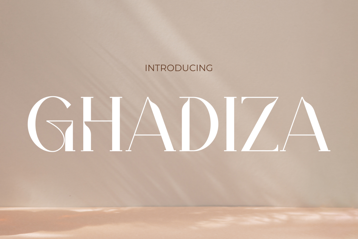 GHADIZA Font font preview
