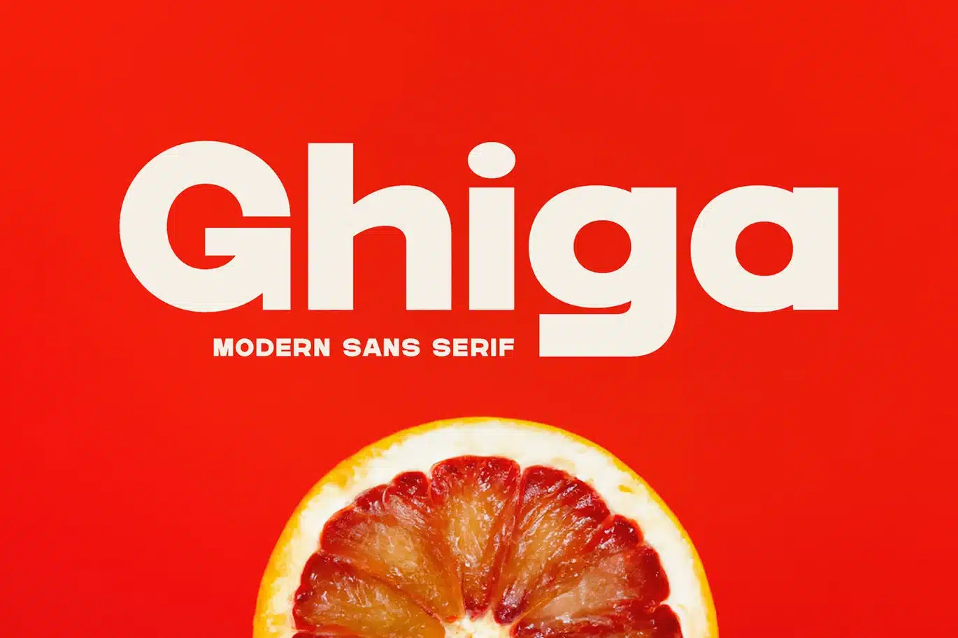 Ghiga – Modern Sans Serif Font font preview