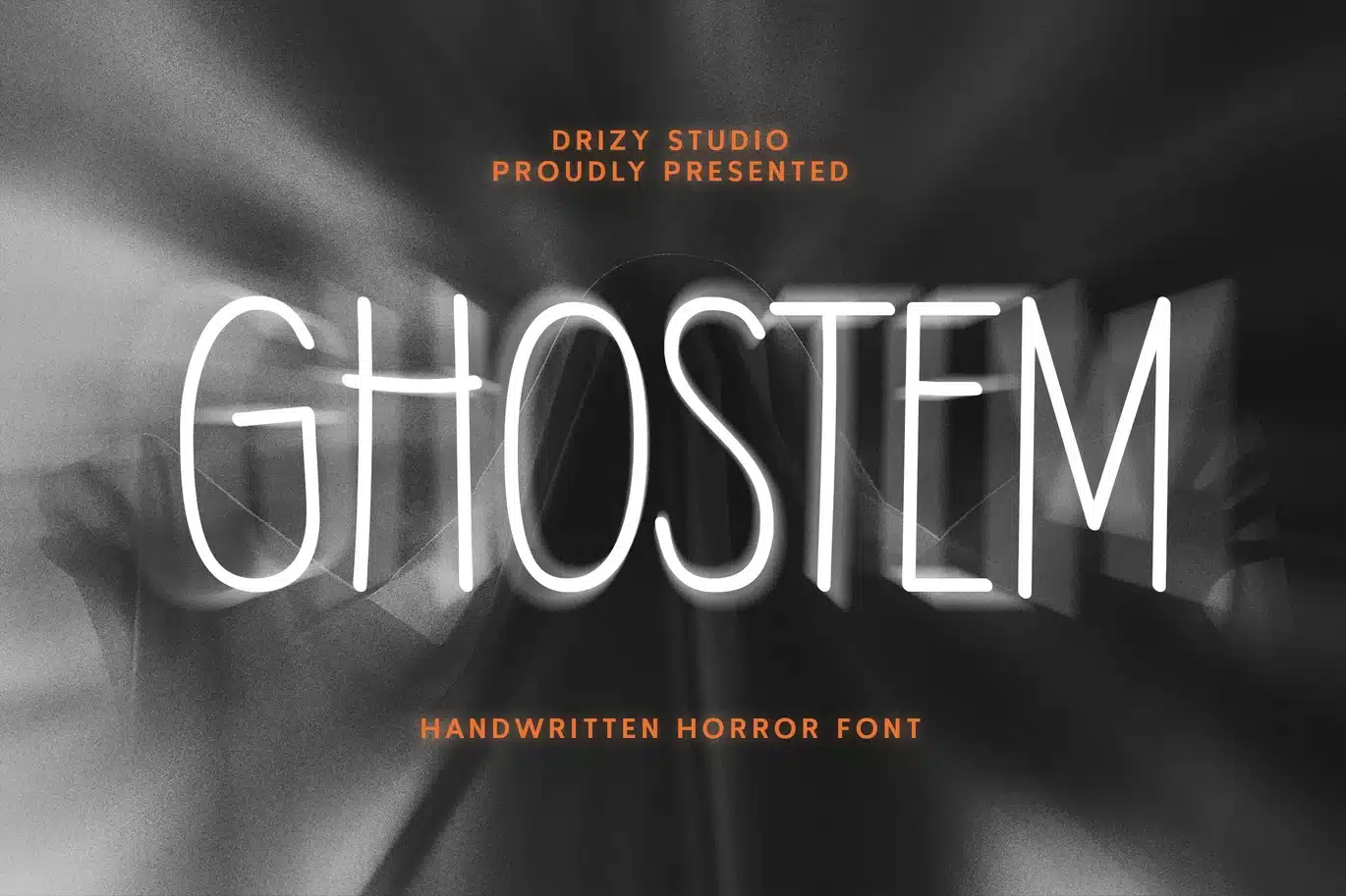 Ghostem – Handwritten Horror Font font preview