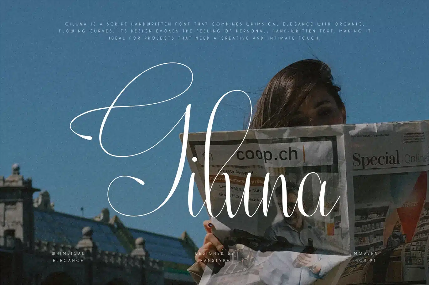 Giluna – Handwritten Font font preview