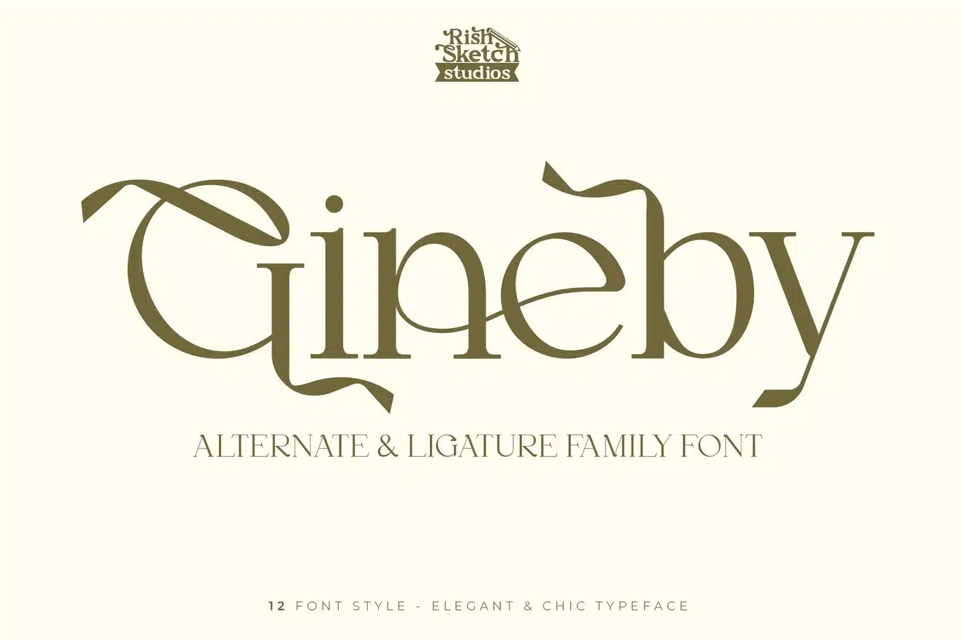 Gineby Font font preview